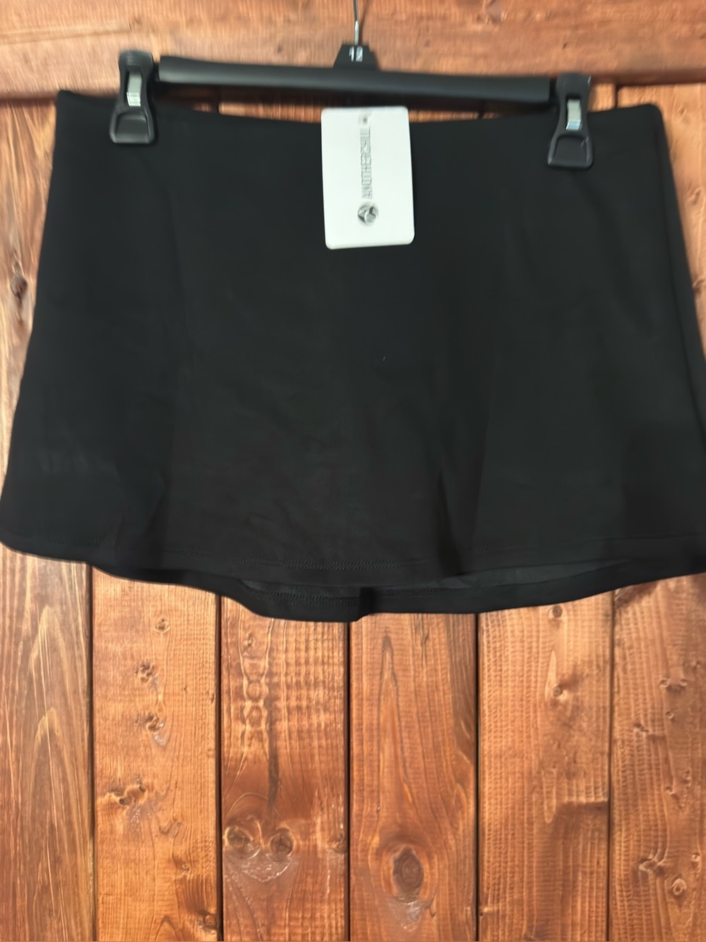 Stretch Black Mini Skirt - Sleek Everyday Skort
